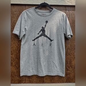 Nike Air Jordan Jumpman Big Logo T-shirt Gray Youth XL